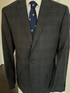 Michael Kors Men's Sport Coat Size 42L Plaid Jacket Only - Picture 1 of 7