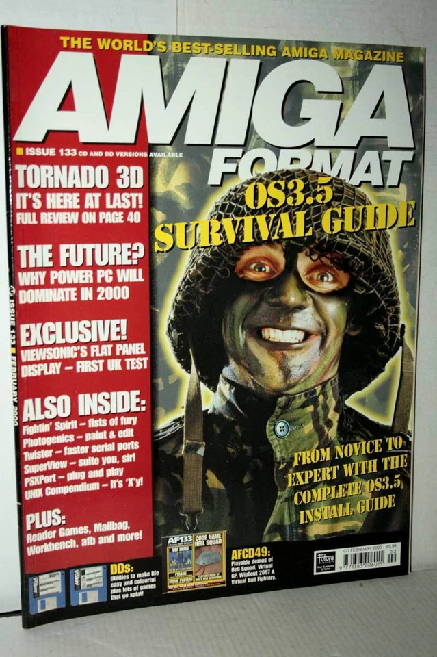RIVISTA AMIGA FORMAT NUMERO 133 FEBBRAIO 2000 USATA EDIZIONE INGLESE VBC 48790 - Immagine 1 di 1