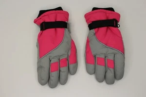 Girl's 3M Thinsulate Insulation Gloves Pink/Grey OS - Picture 1 of 2