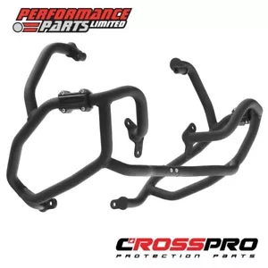 KTM 790 Adventure 2024 CrossPro Matt Black Aluminium Engine Crash Bars - Picture 1 of 7