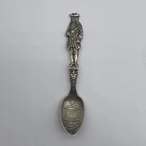 Vintage Sterling Silver Liberty Bell Collectible Spoon - Picture 1 of 5