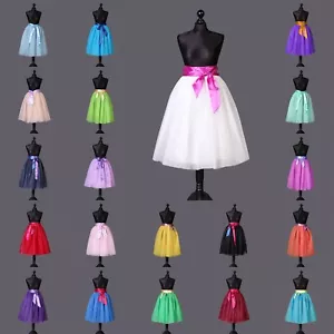 Ballettrock Tüllrock 70cm Tanzrock S-XXXL 5 Lagen wadenlang Tutu 20LF - Bild 1 von 53