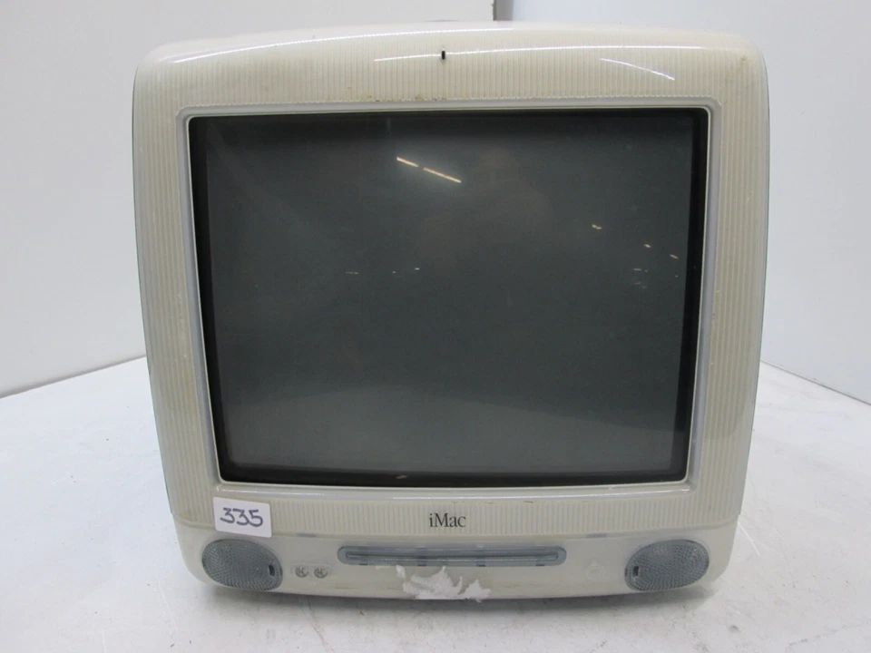 Apple M5521 iMac G3 Graphite PPC G3 400MHz 512MB Ram 12GB HDD Mac OS 9.2.1 - Image 1 of 4