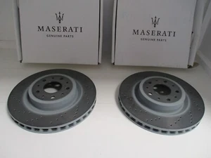 202016 Front Brake Discs Maserati GranTurismo Quattroporte New Genuine   - Picture 1 of 4