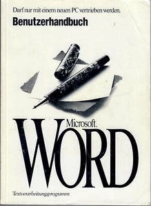 Microsoft Word Textverarbeitung Version 6.0 - Benutzerhandbuch + Kurzübersicht   - Bild 1 von 4