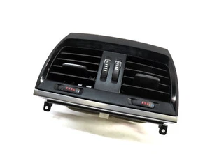 2016 BMW X5 (F15) REAR CENTER CONSOLE HVAC A/C HEATER AIR VENT (Black) - Picture 1 of 5