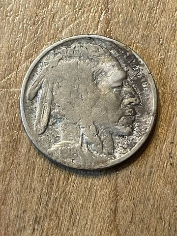 1918D Buffalo Nickel VG Cover