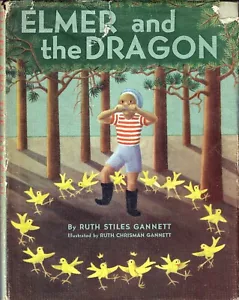 Ruth Gannett ELMER AND THE DRAGON 1950 in dust jacket early printing - Imagen 1 de 2