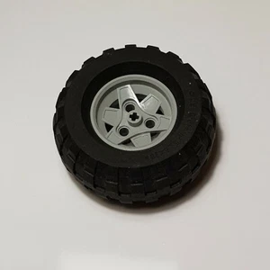 1x Lego® Technic Reifen 81.6 x 38 R Balloon + 1x Felge 43.2x26 hellgrau 41896 - Picture 1 of 2
