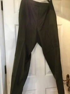 Cotton twill trousers 44R new olive - Picture 1 of 2