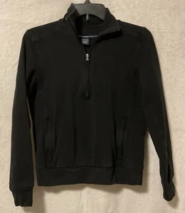 Ralph Lauren Golf Women’s Long Sleeve 1/4 Zip Pullover Black Size Small - Picture 1 of 8