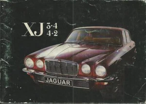JAGUAR XJ 3.4 / 4.2 Betriebsanleitung 1977 Bedienungsanleitung Handbuch BA - Bild 1 von 8