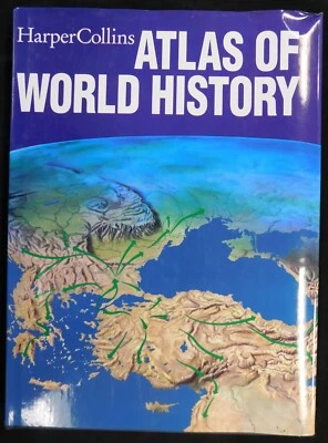 Harper Collins Atlas Of World History 1998 Hardcover Book Original Dust jacket - Image 1 of 4