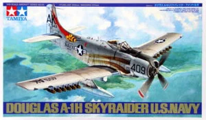 TAMIYA 61058 1:48 Douglas A-1H Skyraider U.S. Navy Plastic Model Kit - Picture 1 of 3