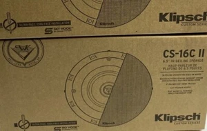 Klipsch CS-16C II - 6.5" In Ceiling Speakers -PAIR - Picture 1 of 1