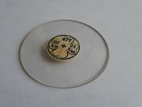 HORLOGERIE VERRE MINERAL BOMBE POUR MONTRE DIAMETRE 19,50 mm EPAISSEUR