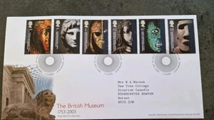 Royal Mail Ersttagsbrief - "The British Museum" 2003. Tallents Hausstempel - Bild 1 von 3