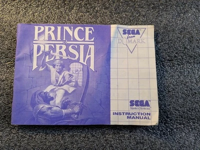 Prince of Persia Sega Master System Instruction Manual (Domark, 1990s) - Image 1 of 3