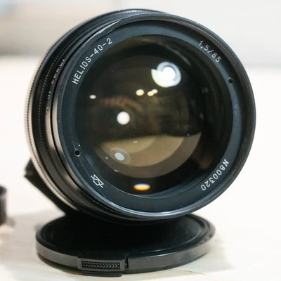 Helios 40-2 85mm F1.5 Portrait Lens AS IS Fresh Full CLA rare English Nameplate - Image 1 of 4