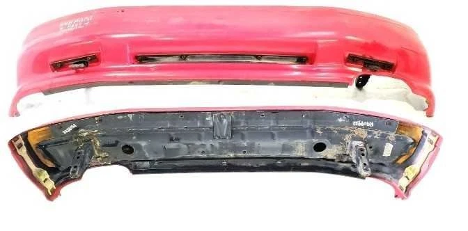 1988 1989 Toyota Celica OEM полный задний бампер все Trac красный нуждается в краске  - Изображение 1 из 4