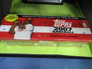 NEU VERSIEGELT!!! 2007 Topps Baseball Complete Retail Set 1-661 + 5 Exclusive RCS - Bild 1 von 4