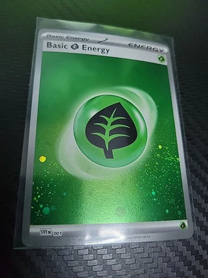 Basic Grass Energy (Cosmos Holo) 001 Sv01: Scarlet & Violet Base Set Holo - Image 1 of 3
