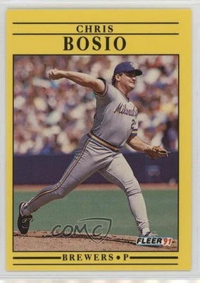 1991 Fleer Chris Bosio #576 - Image 1 of 2