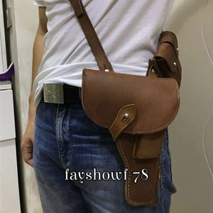 Tokarev Pistol Cowhide Leather Holster With Strap Chinese Type 54 Tt 3 Piece Set - Picture 1 of 13
