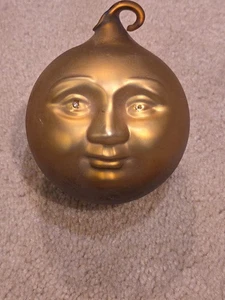 VTG Dept. 56  Man in the Moon Large Mercury Glass Ornament As Pictured  - Picture 1 of 6