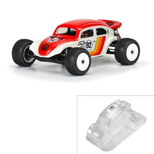Pro-Line PRO363300 1/18 Volkswagen Baja Bug Clear Body for Mini-T 2.0 - Picture 1 of 7