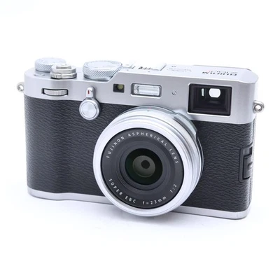 Fujifilm Fuji X100F Silver Digital Camera Shutter Count 9000 - Image 1 of 4