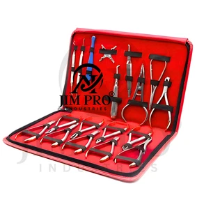 18pcs Dental Orthodontic Pliers Set Dentistry Orthodontic Kit with Carrying Case - Picture 1 of 6