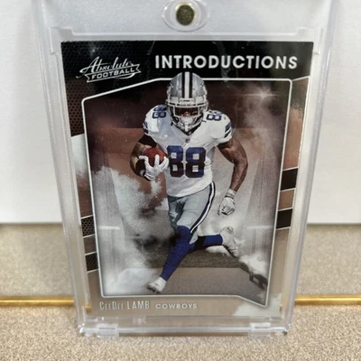 2020 Panini Absolute - Introductions CeeDee Lamb #I-CL (RC) - Image 1 of 4