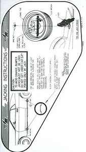1970  AMX/JAVELIN JACK INSTRUCTION WITH SPACE SAVER SPARE - Picture 1 of 1