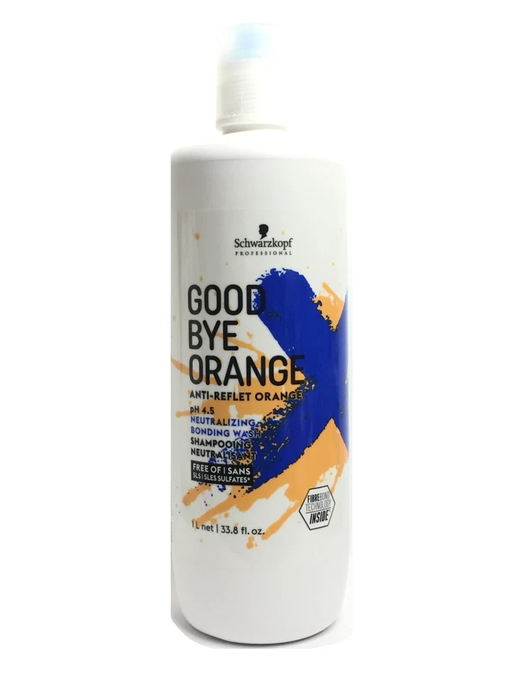 Schwarzkopf GoodBye Orange Neutralizing Wash Shampoo,33.8 oz - Image 1 of 1