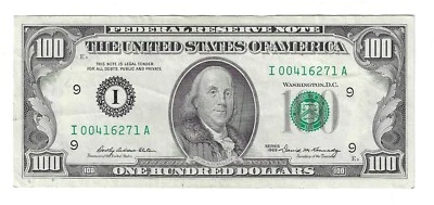 Series 1969 $100 Minneapolis Note  LOT 138 - Image 1 of 2