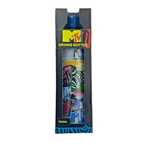 MTV Drinks Bottle is a 700ml Stainless Steel Bottle Featuring The Iconic MTV. - Picture 1 of 4