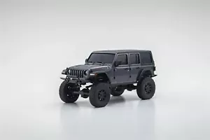 Kyosho Readyset Mini-Z 4x4 Jeep Wrangler Rubicon in Granite Crystal Metallic - Picture 1 of 1