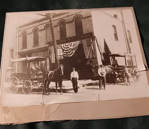 um 1910 Original Wells Fargo Foto-Büro-Wagen-Teamster-Fahrer-7 x 9"-Standort? - Bild 1 von 5