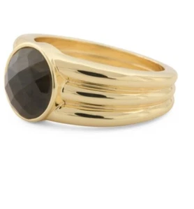 Anillo de caña de labradorita de piedras preciosas GORJANA Power talla 6 - Imagen 1 de 6