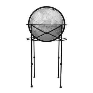 Dawson Contemporary Floor Standing World Globe - Picture 1 of 5