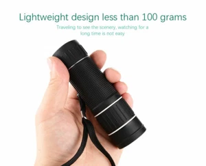 12x30 HD Pocket Compact Monocular Telescope BAK4 Optical Survival Hunting Scope - Picture 1 of 12