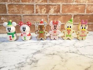 TOKYO Disney GingerBread Christmas Ornament Mickey Minnie Donald Daisy Snowman