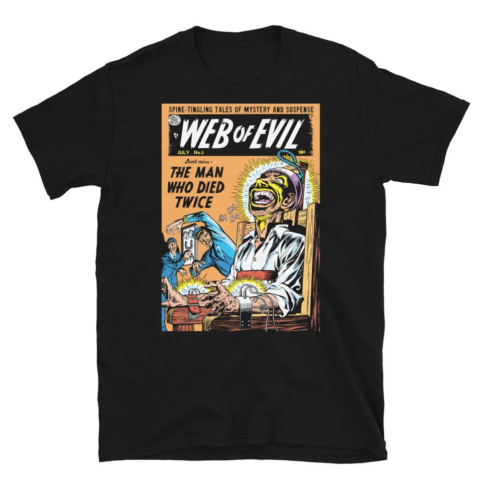 Web Of Evil No. 05 (Julio 1953) (Negro) Camiseta Unisex Manga Corta Foto 1 de 1