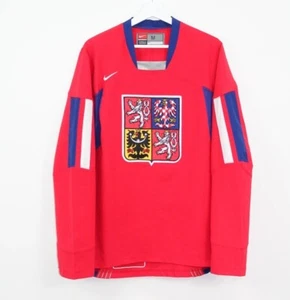 CAMISETA DE HOCKEY VINTAGE NIKE REPÚBLICA CHECA IIHF OLÍMPICA JAGR HASEK HOMBRE XL X-GRANDE - Imagen 1 de 7
