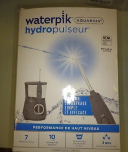 Waterpik Aquarius Zahnseide Profi für Zähne grau WP-667CD NEU! - Bild 1 von 1
