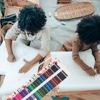  72 couleurs ensemble de rideaux à rouleaux plomb kit crayons de débutant coloré
