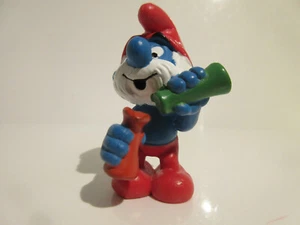 20164 Schleich Smurfs: Papa Smurf With Labglasses (Orange-Green) Ref:1E263 - Picture 1 of 8