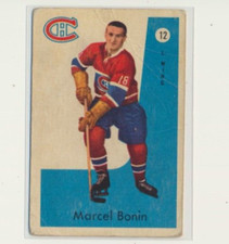 1959-60 Parkhurst Hockey 12 Marcel Bonin Montreal Canadiens