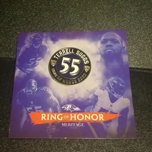 2023 Baltimore Ravens #55 Terrell Suggs Ring Of Honor Pin - Picture 1 of 7